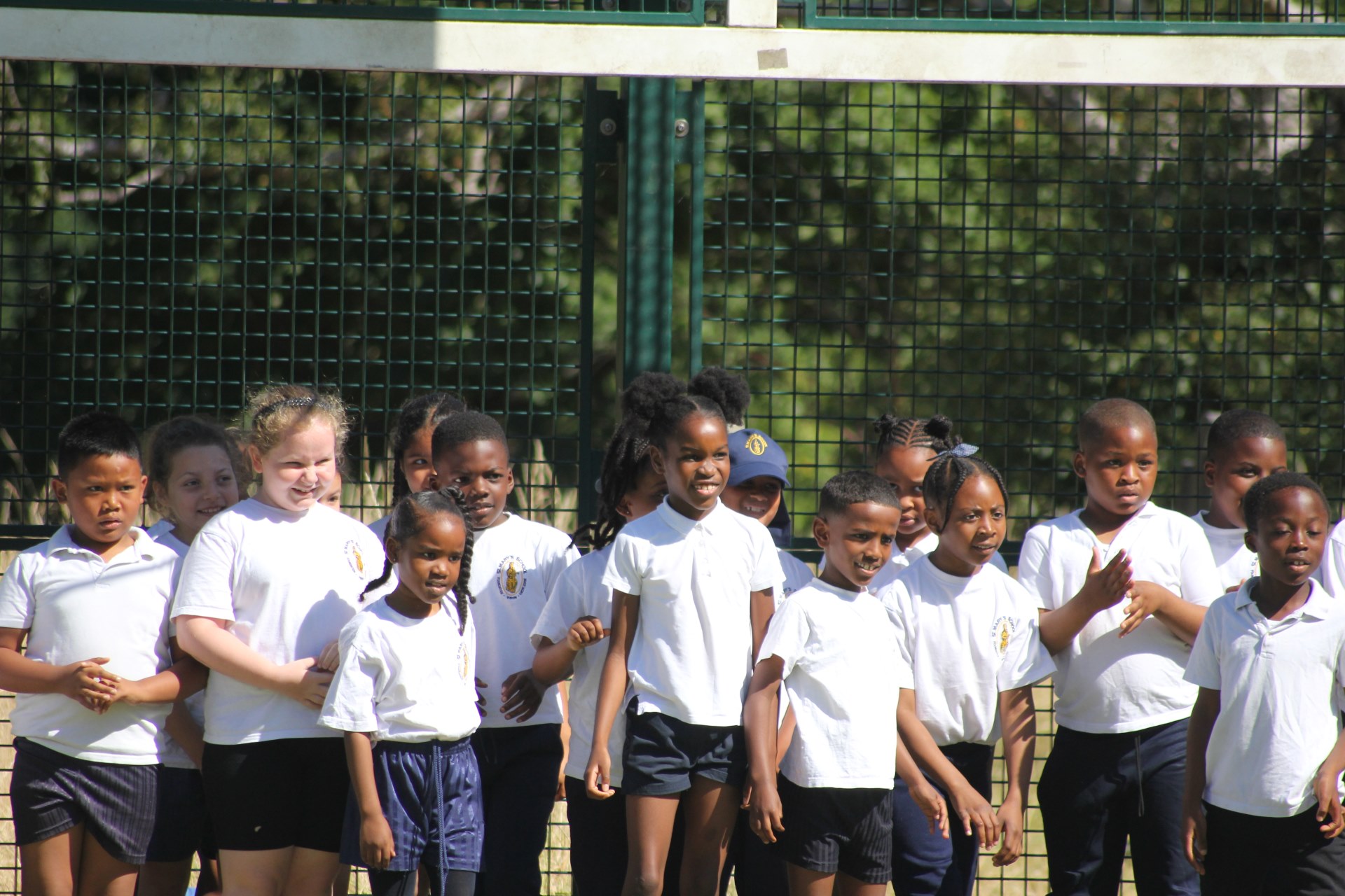 Pupils at St Mary's CofE Primary School